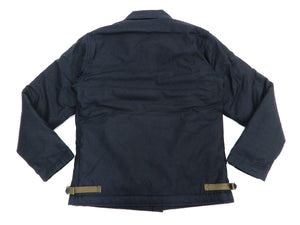 Buzz Rickson Jacket Men's Reproduction of US Navy A-2 Deck Jacket BR14957  Navy-Blue