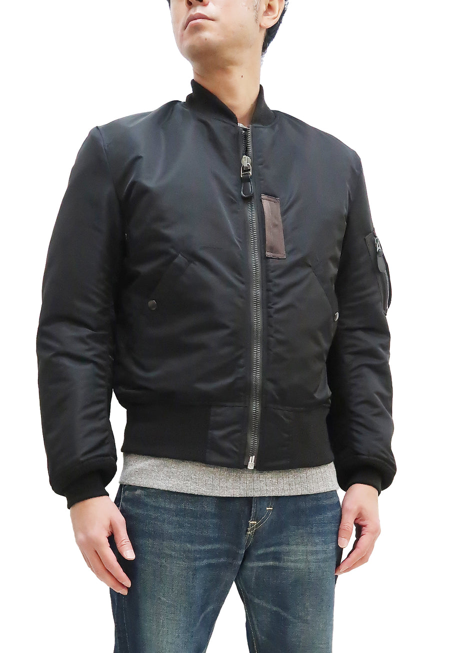 Buzz Rickson MA-1 William Gibson Black MA-1 Flight Jacket Men's