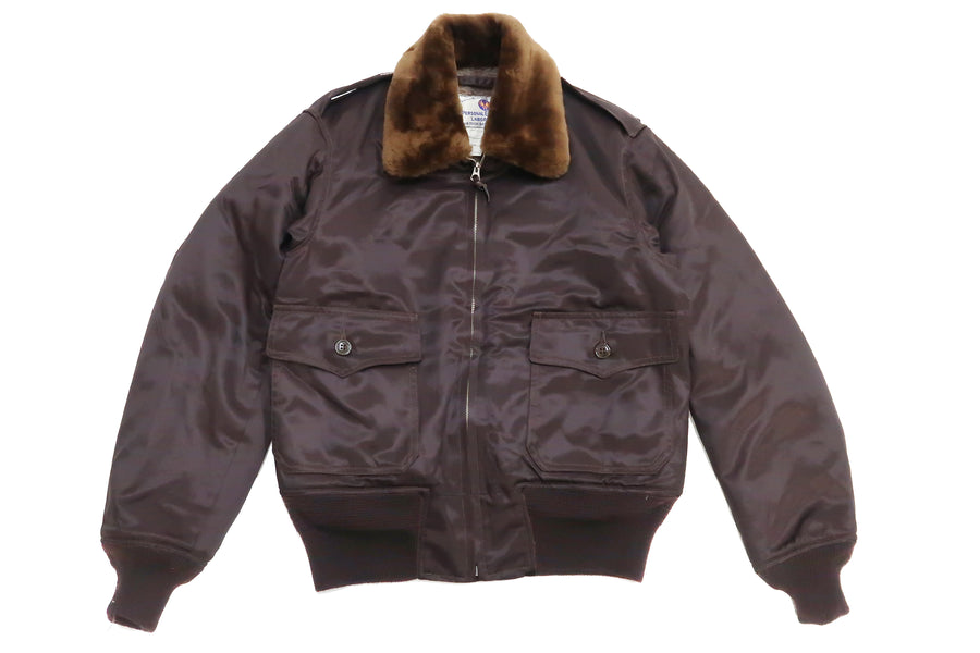 Buzz Rickson Jacket Men's Reissue of USAAF B-10 Flight Jacket Test Sample Brown B10 BR15127