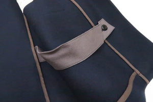 Buzz Rickson Duffel Coat Men's Reproduction of WW2 Royal Navy Duffle Coat BR15164 128 Navy-Blue