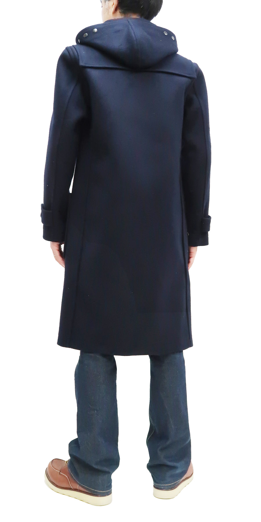 Buzz Rickson Duffel Coat Men's Reproduction of WW2 Royal Navy Duffle Coat BR15164 128 Navy-Blue