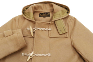 Buzz Rickson Duffel Coat Men's Reproduction of WW2 Royal Navy Duffle Coat BR15164 134 Camel