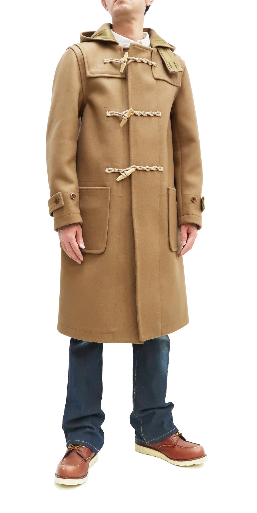 Buzz Rickson Duffel Coat Men's Reproduction of WW2 Royal Navy Duffle Coat  BR15164 134 Camel