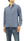 Buzz Rickson Chambray Shirt Men's U.S. Navy Military Style Plain Long Sleeve Button Up Shirt BR25995 Blue Chambray