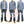 Buzz Rickson Chambray Shirt Men's U.S. Navy Military Style Plain Long Sleeve Button Up Shirt BR25995 Blue Chambray