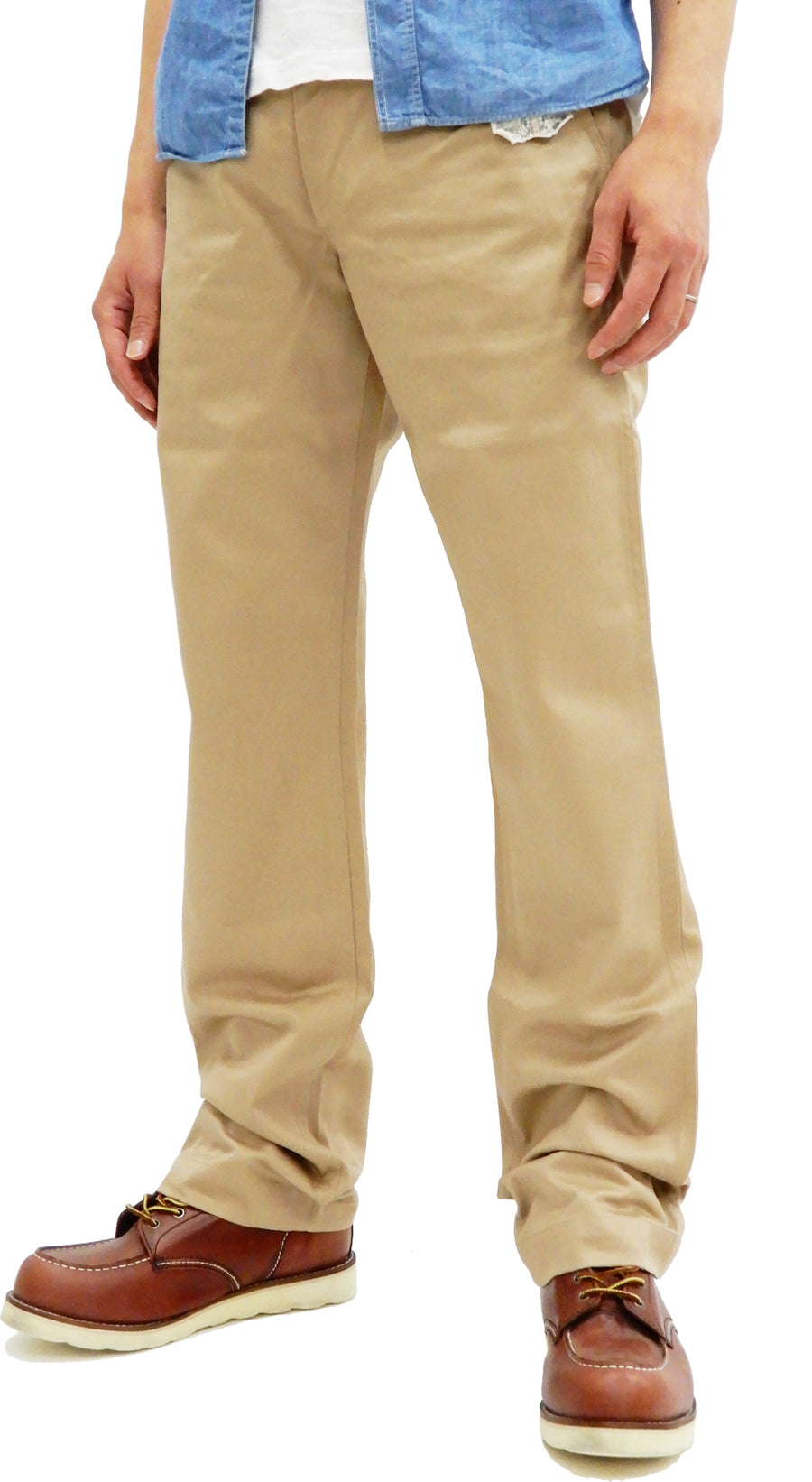 Buzz Rickson Trousers Men's Zip Fly Slimmer Fit US Army Chino 