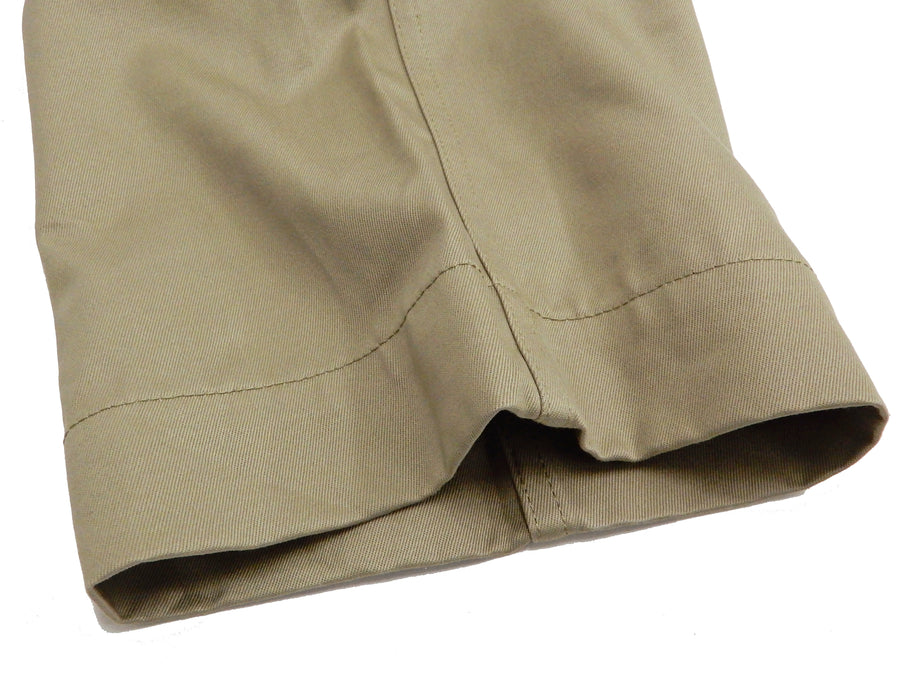 Buzz Rickson Trousers Men's Zip Fly Slimmer Fit US Army Chino Pants BR40025A 02 Khaki