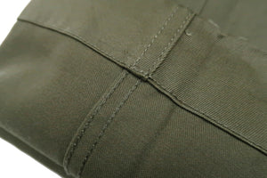 Buzz Rickson's Men's Original Spec Chinos 8.2 oz. Cotton Twill High-Rise Slimmer Straight Fit Military Chino Trousers with Zipper Fly Made in Japan (BR40025, 03 Olive One Wash)