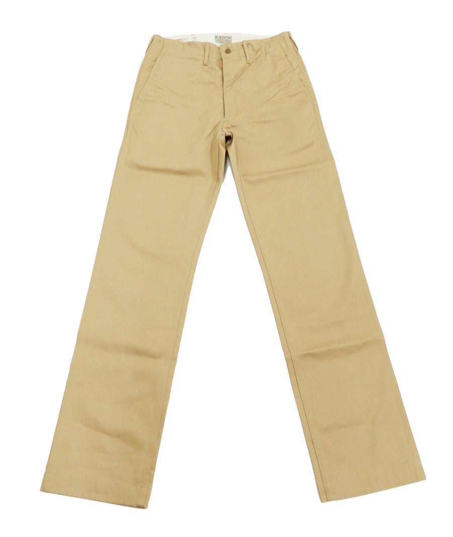 Buzz Rickson Trousers Men's Zip Fly Slimmer Fit US Army Chino