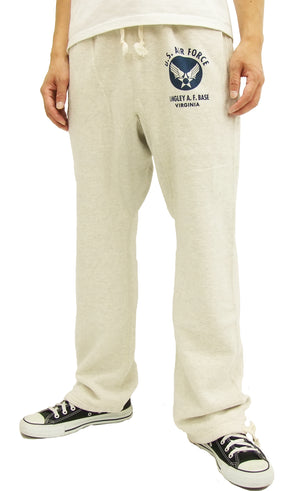 Buzz Rickson Sweatpants Men's Slimmer Fit Military Style Drawstring Pants BR40973 Oatmeal