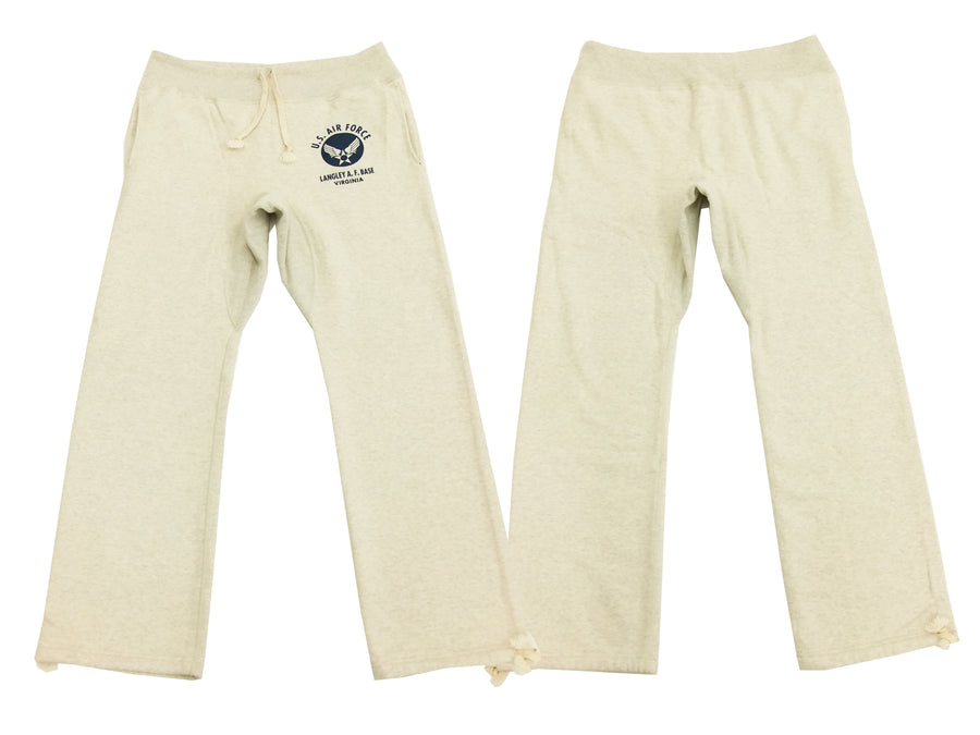 Buzz Rickson Sweatpants Men's Slimmer Fit Military Style Drawstring Pants BR40973 Oatmeal