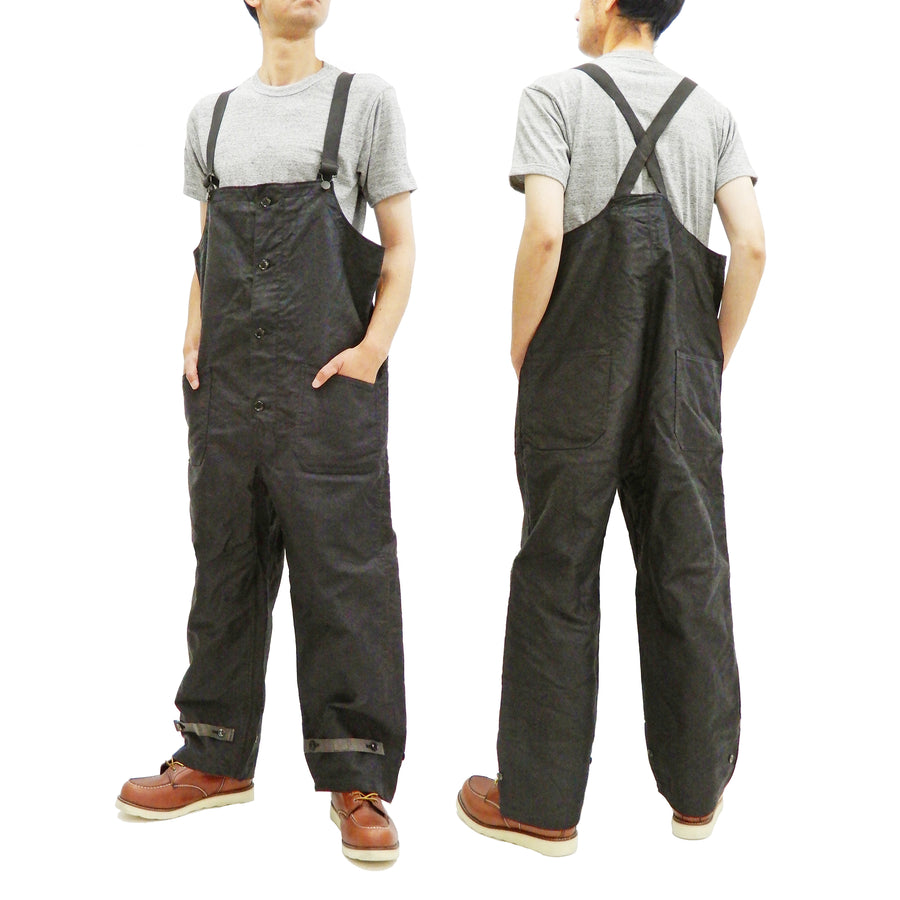 Buzz Rickson Men's U.S.Navy Deck Pants Military Overalls Civilian Model BR41760 Navy-Blue