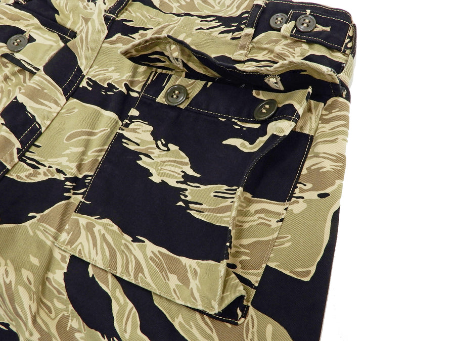 Buzz Rickson Camo Cargo Pants Men's Military Golden Tiger Camouflage Trousers BR41903