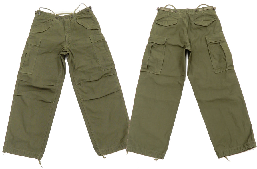 Buzz Rickson Cargo Pants Men's US Army Korean War M-1951 Field Trouser BR41962 Olive