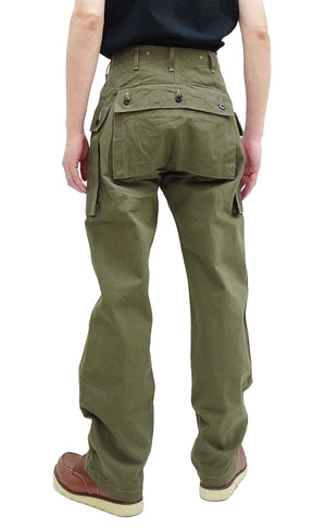 Buzz Rickson Cargo Pants Men's USMC P44 Combat Trousers HBT P-44