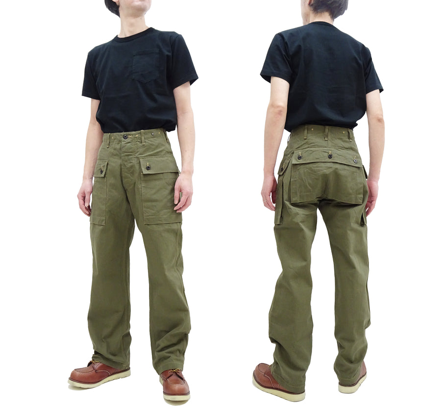 Buzz Rickson Cargo Pants Men's USMC P44 Combat Trousers HBT P-44