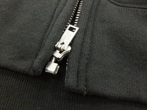 Buzz Rickson Hoodie Men's USAAF Insignia Hoodie Zip Front Hooded Sweatshirt BR65599 Faded-Black