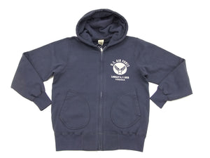 Buzz Rickson Hoodie Men's USAAF Insignia Hoodie Zip Front Hooded Sweatshirt BR65599 Faded-Navy-Blue