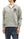 Buzz Rickson Hoodie Men's USAAF Insignia Hoodie Zip Front Hooded Sweatshirt BR65599 Heather-Gray