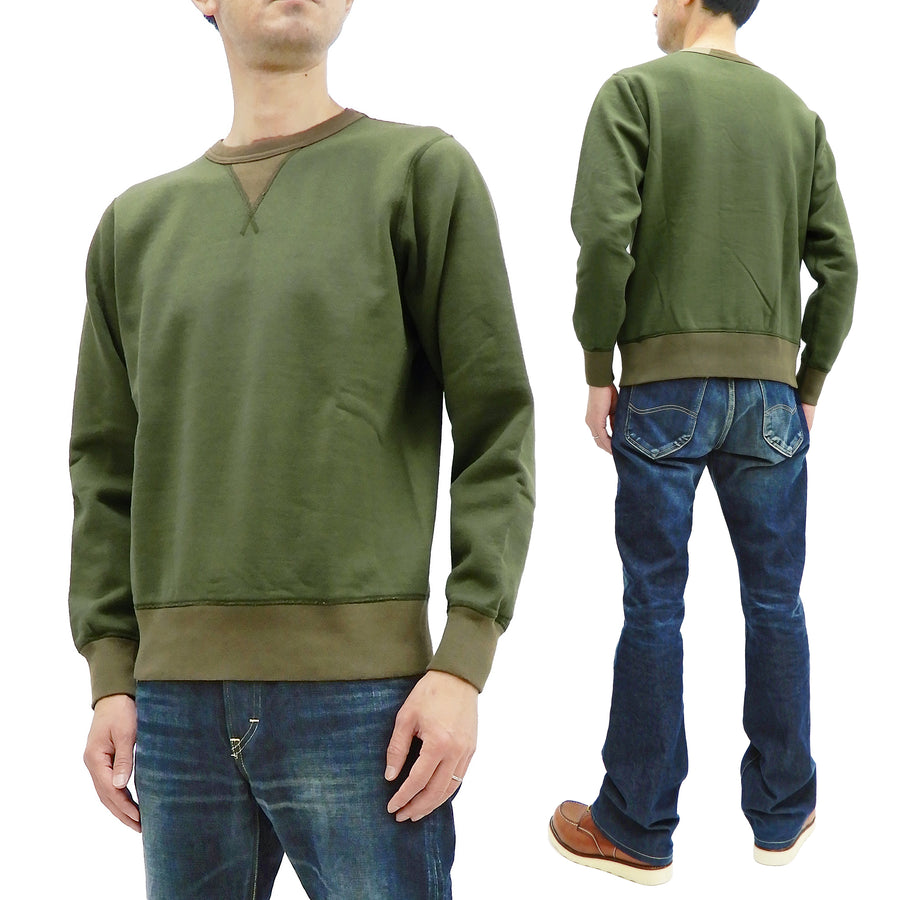 Buzz Rickson Plain Sweatshirt Men's Loop-wheeled Vintage Style 