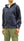 Buzz Rickson Hoodie Men's Plain Hoodie Zip Front Hooded Sweatshirt BR65623 Faded-Navy-Blue