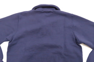 Buzz Rickson USAFA 1/4 Zip Sweatshirt Men's Loop-wheeled Military Style BR68397 Faded Navy Blue