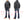 Buzz Rickson Plain Pullover Hoodie Men's Loop-wheeled Vintage Style Hooded Sweatshirt BR68914 119-Faded-Black