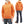 Load image into Gallery viewer, Buzz Rickson Plain Pullover Hoodie Men&#39;s Loop-wheeled Vintage Style Hooded Sweatshirt BR68914 159-Faded-Orange

