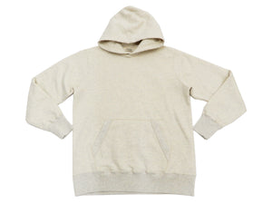 Buzz Rickson Plain Pullover Hoodie Men's Loop-wheeled Vintage Style Hooded Sweatshirt BR68914 131-Oatmeal