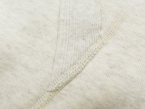 Buzz Rickson Plain Pullover Hoodie Men's Loop-wheeled Vintage Style Hooded Sweatshirt BR68914 131-Oatmeal