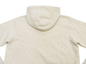 Buzz Rickson Plain Pullover Hoodie Men's Loop-wheeled Vintage Style Hooded Sweatshirt BR68914 131-Oatmeal
