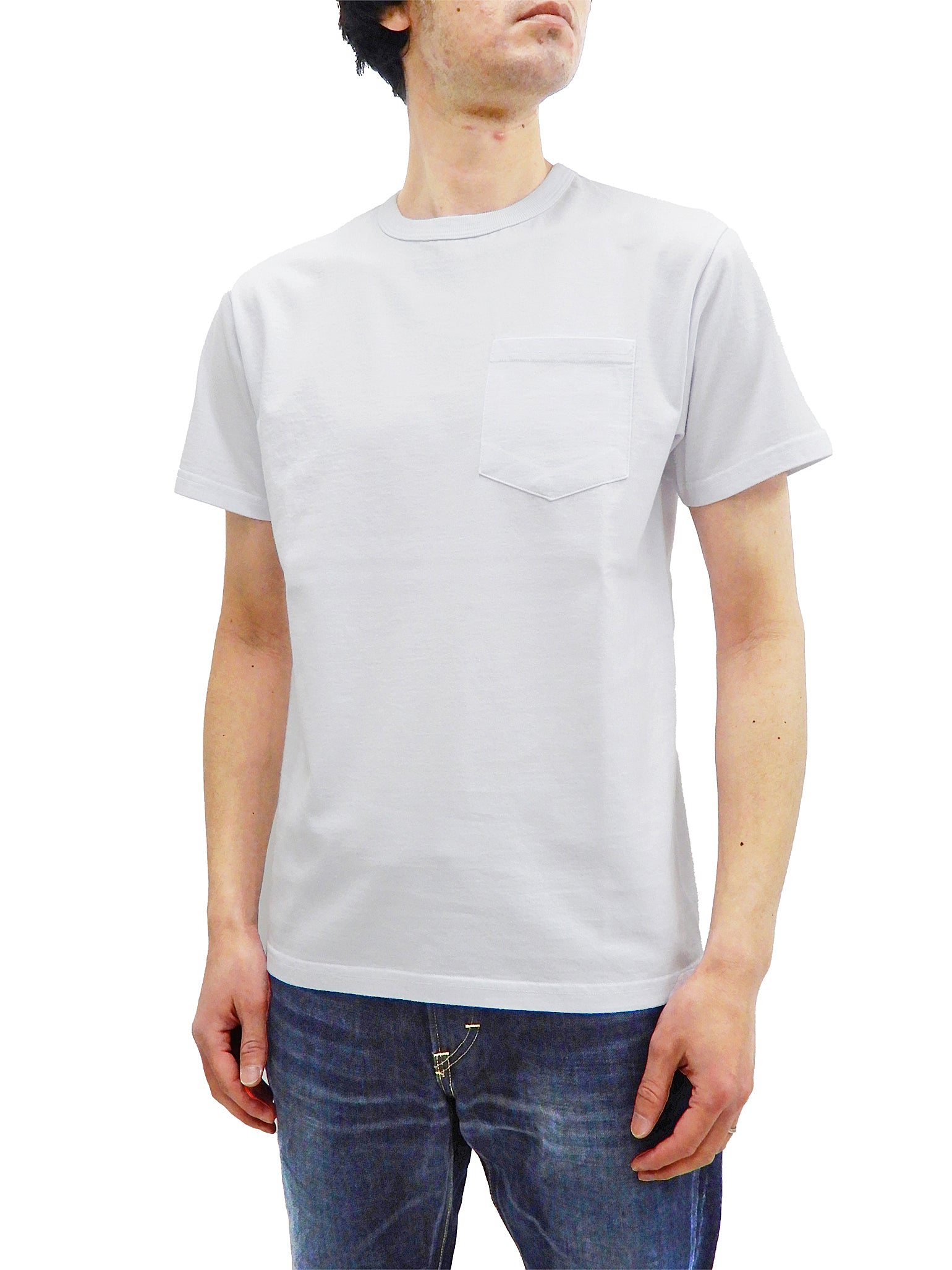 Buzz Rickson T-shirt Men's Short Sleeve Loopwheel Plain Pocket 