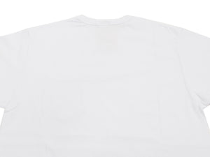 Buzz Rickson T-shirt Men's Short Sleeve Loopwheel Plain Pocket Tee BR78711 White