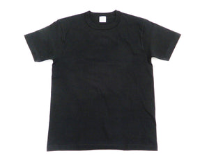 Buzz Rickson T-shirt Men's Plain T shirt Short Sleeve Loopwheel Tee BR78960 119 Black