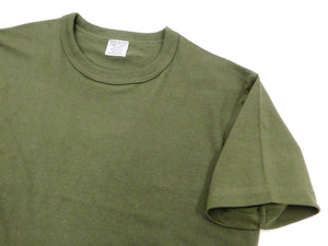 Buzz Rickson T-shirt Men's Plain T shirt Short Sleeve Loopwheel Tee BR78960 149 Olive