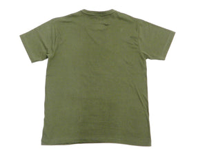 Buzz Rickson T-shirt Men's Plain T shirt Short Sleeve Loopwheel Tee BR78960 149 Olive