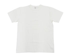 Buzz Rickson T-shirt Men's Plain T shirt Short Sleeve Loopwheel Tee BR78960 101 White