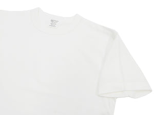 Buzz Rickson T-shirt Men's Plain T shirt Short Sleeve Loopwheel Tee BR78960 101 White