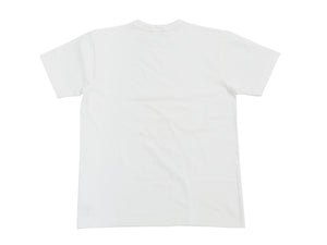 Buzz Rickson T-shirt Men's Plain T shirt Short Sleeve Loopwheel Tee BR78960 101 White
