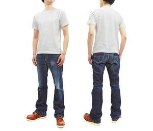 Buzz Rickson T-shirt Men's Plain T shirt Short Sleeve Loopwheel Tee BR78960 101 White