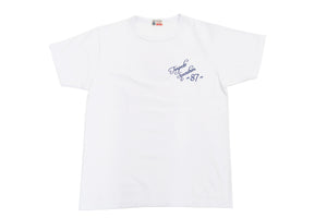 Buzz Rickson T-shirt Men's Military Graphic Short Sleeve Loopwheeled Tee BR78990 101 White