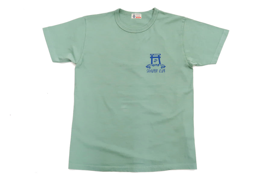 Buzz Rickson T-shirt Men's Military Graphic Short Sleeve Loopwheeled Tee BR78992 148 Sage-Green