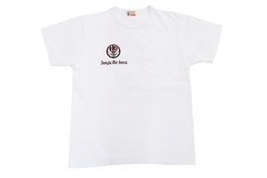 Buzz Rickson Pocket T-shirt Men's Military Graphic Bomber Barons Short Sleeve Loopwheeled Tee BR79047 White