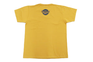 Buzz Rickson T-shirt Men's Snoopy Graphic Short Sleeve Loopwheeled Tee BR79049 155 Yellow