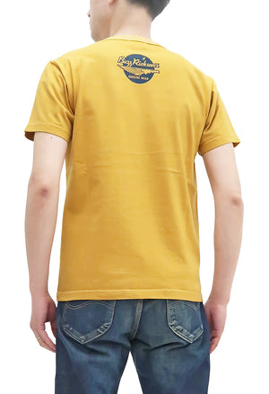 Buzz Rickson T-shirt Men's Snoopy Graphic Short Sleeve Loopwheeled Tee BR79049 155 Yellow