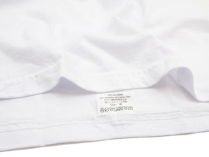Buzz Rickson T-shirt Men's WW2 Bomber Barons Military Short Sleeve Loopwheeled Pocket Tee BR79131 101 White