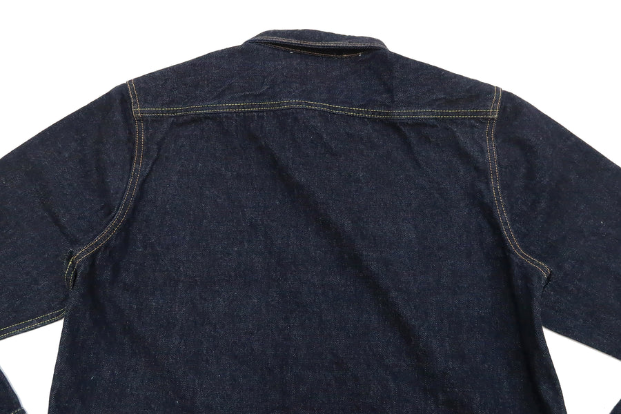 Studio D'artisan Denim Shirt Men's Long Sleeve 14 Heavy
