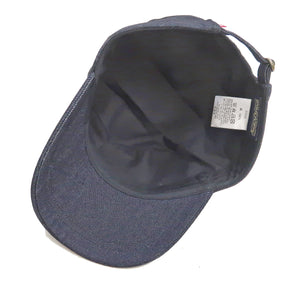 Studio D'artisan Denim Work Cap Men's Adjustable Flat Top Railroad Engineer Hat D7222