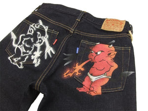 TEDMAN Painted Jeans DEVIL-003 Men's Denim Pants