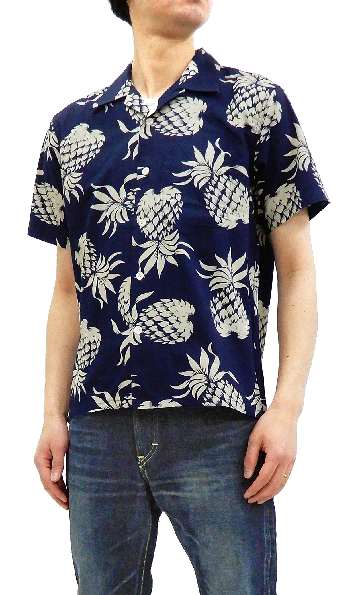 Men's Short Sleeve Hawaiian Shirt in Nimi Kam